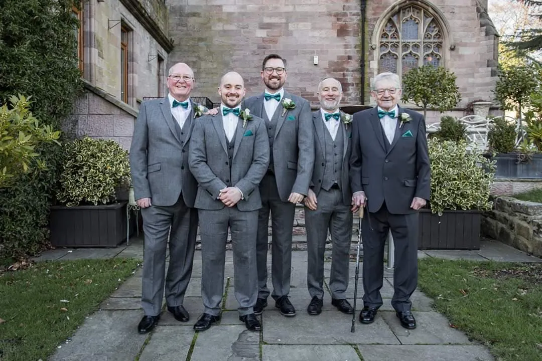 Blue Teal Bow Ties