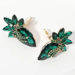 iLLASPARKZ Marquise Stone Cluster Evening Clip On Earrings