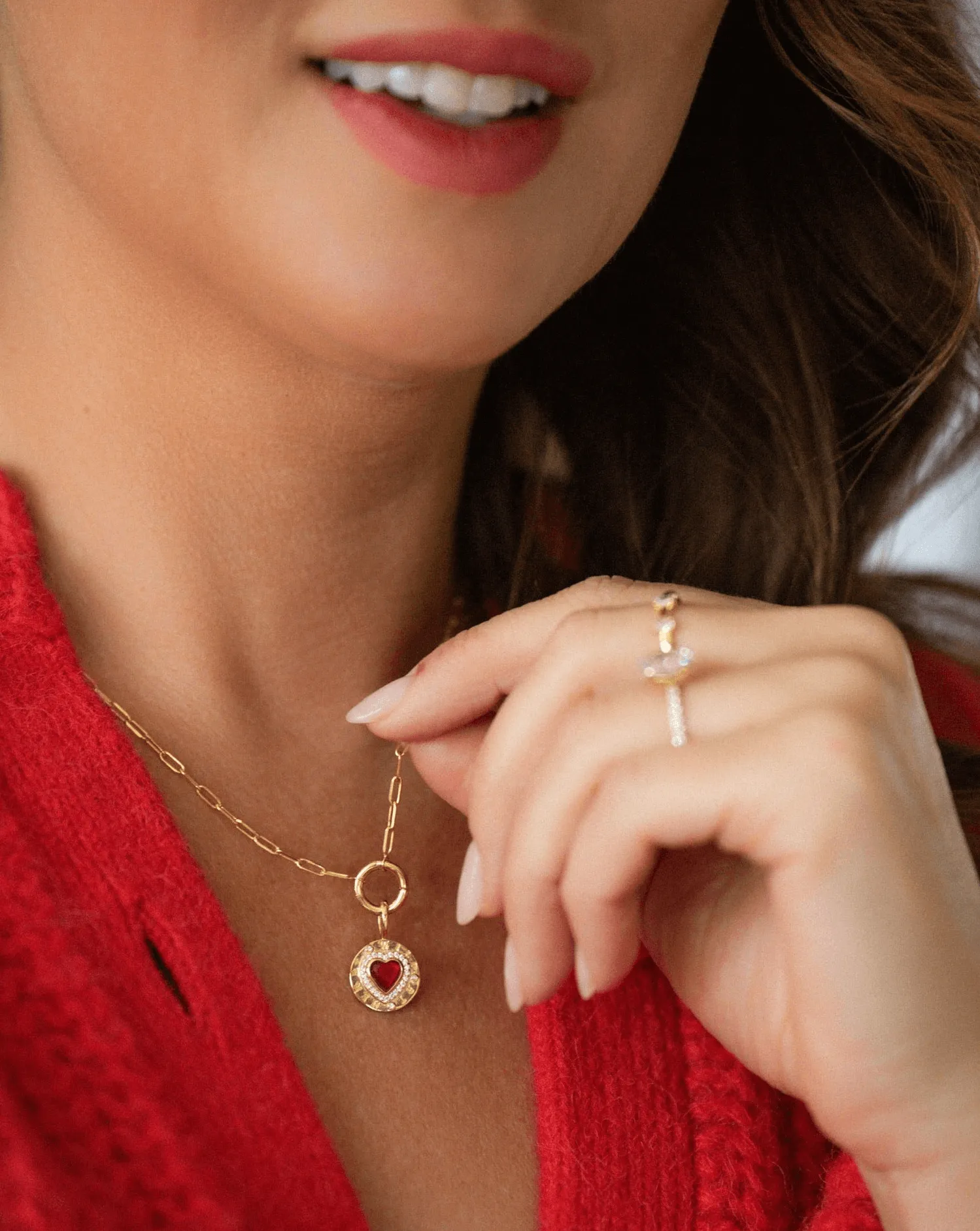 Wild At Heart Pendant - Gold Vermeil