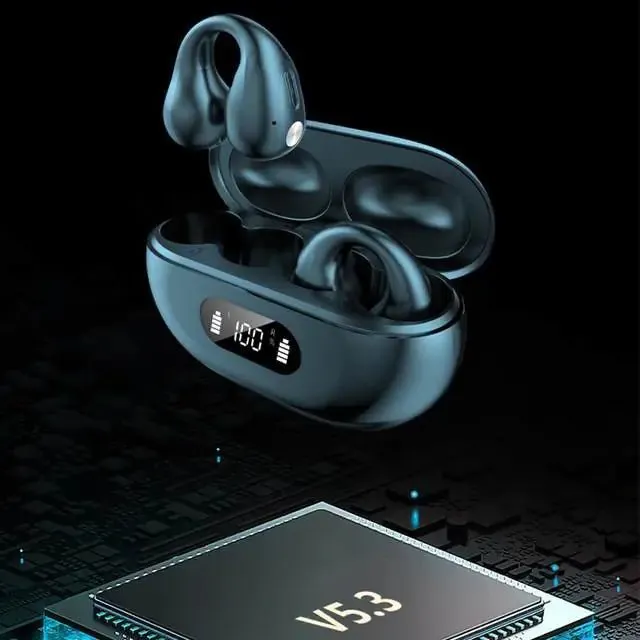 Wireless Ear Clip Bone Conduction Headphones