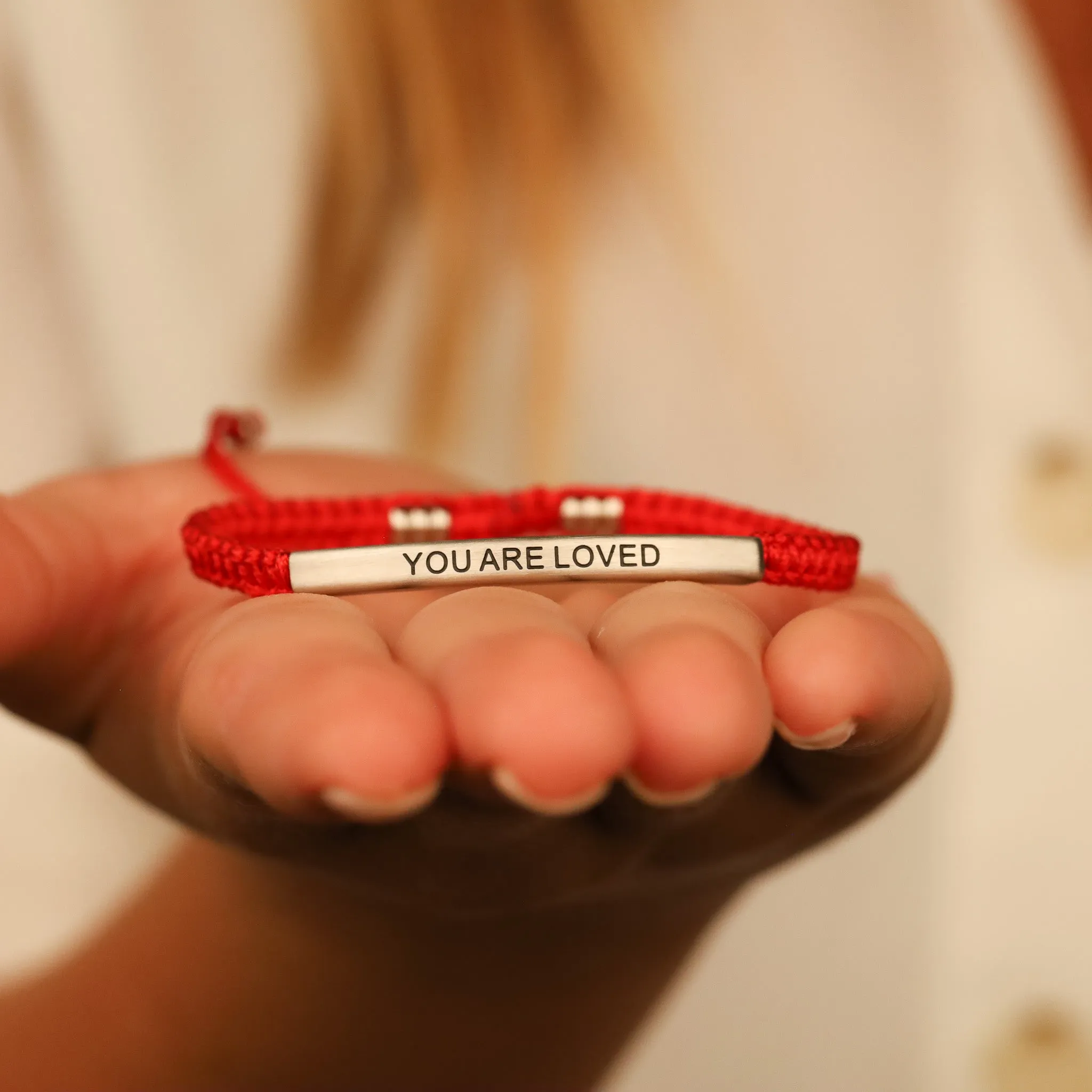 YOU ARE LOVED ROPE BRACELET