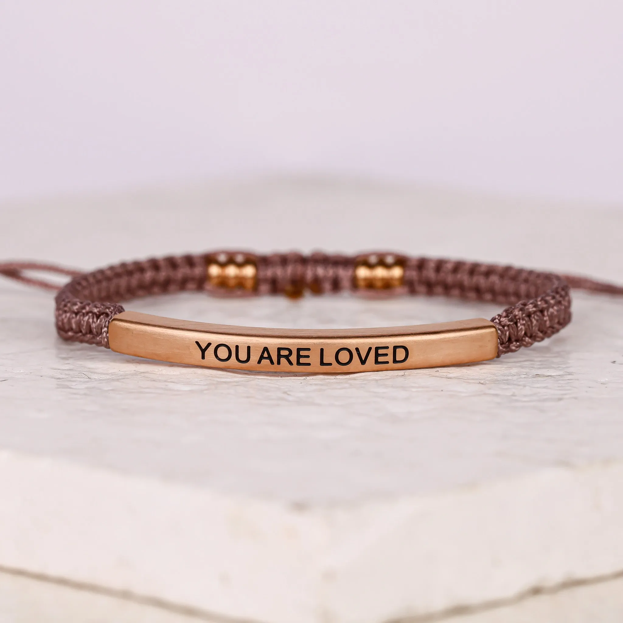 YOU ARE LOVED ROPE BRACELET