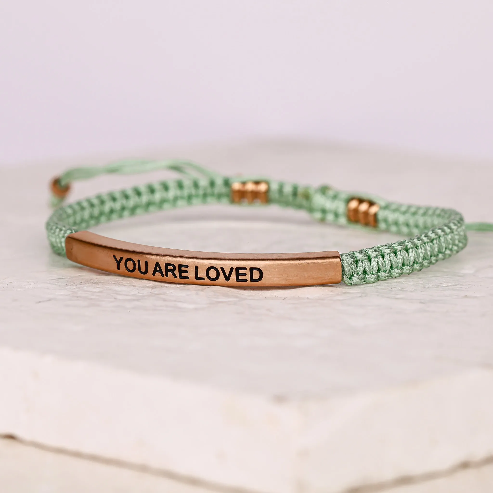 YOU ARE LOVED ROPE BRACELET