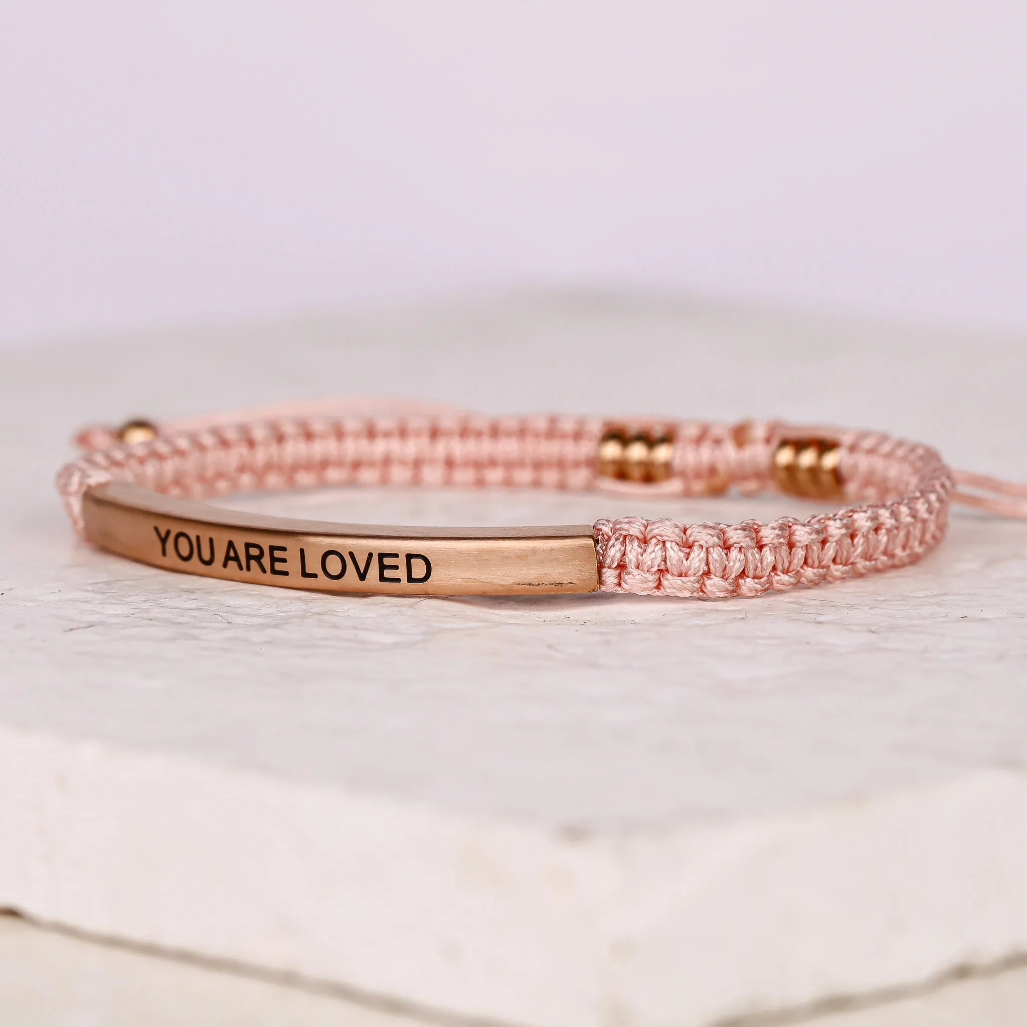 YOU ARE LOVED ROPE BRACELET