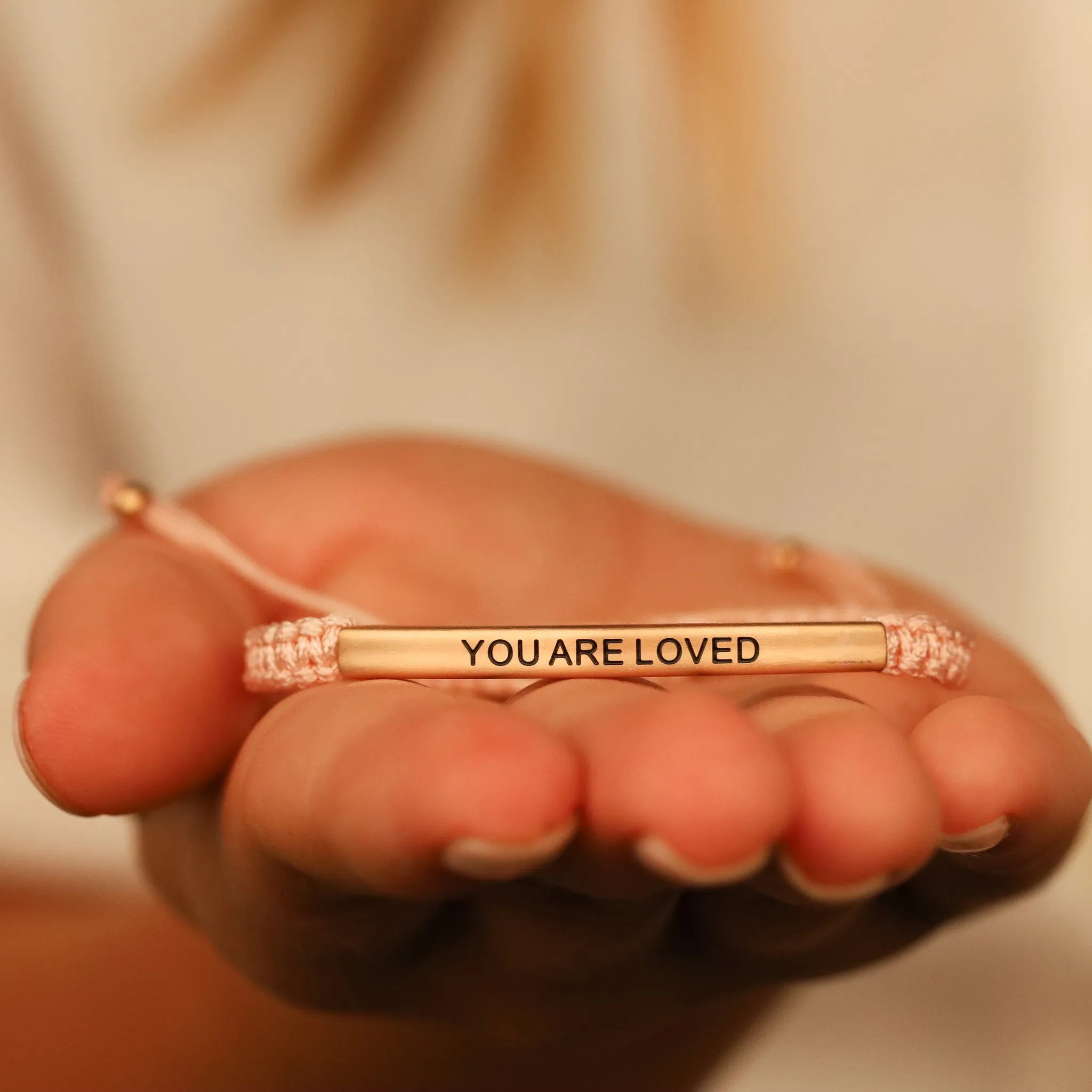 YOU ARE LOVED ROPE BRACELET