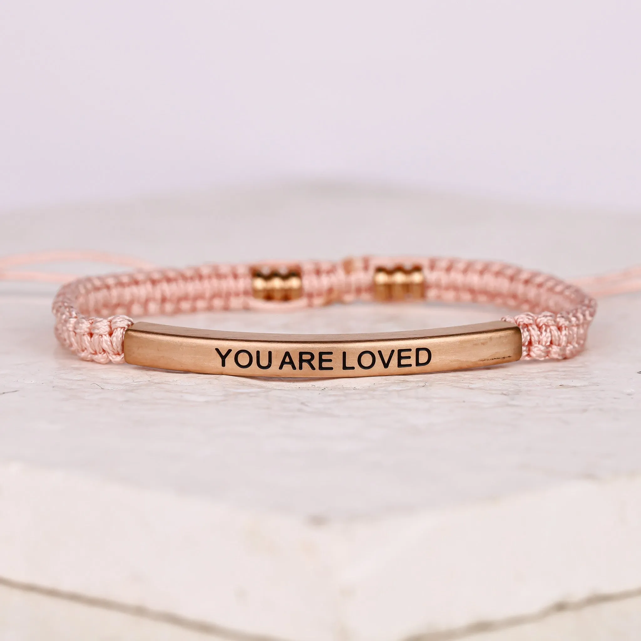 YOU ARE LOVED ROPE BRACELET