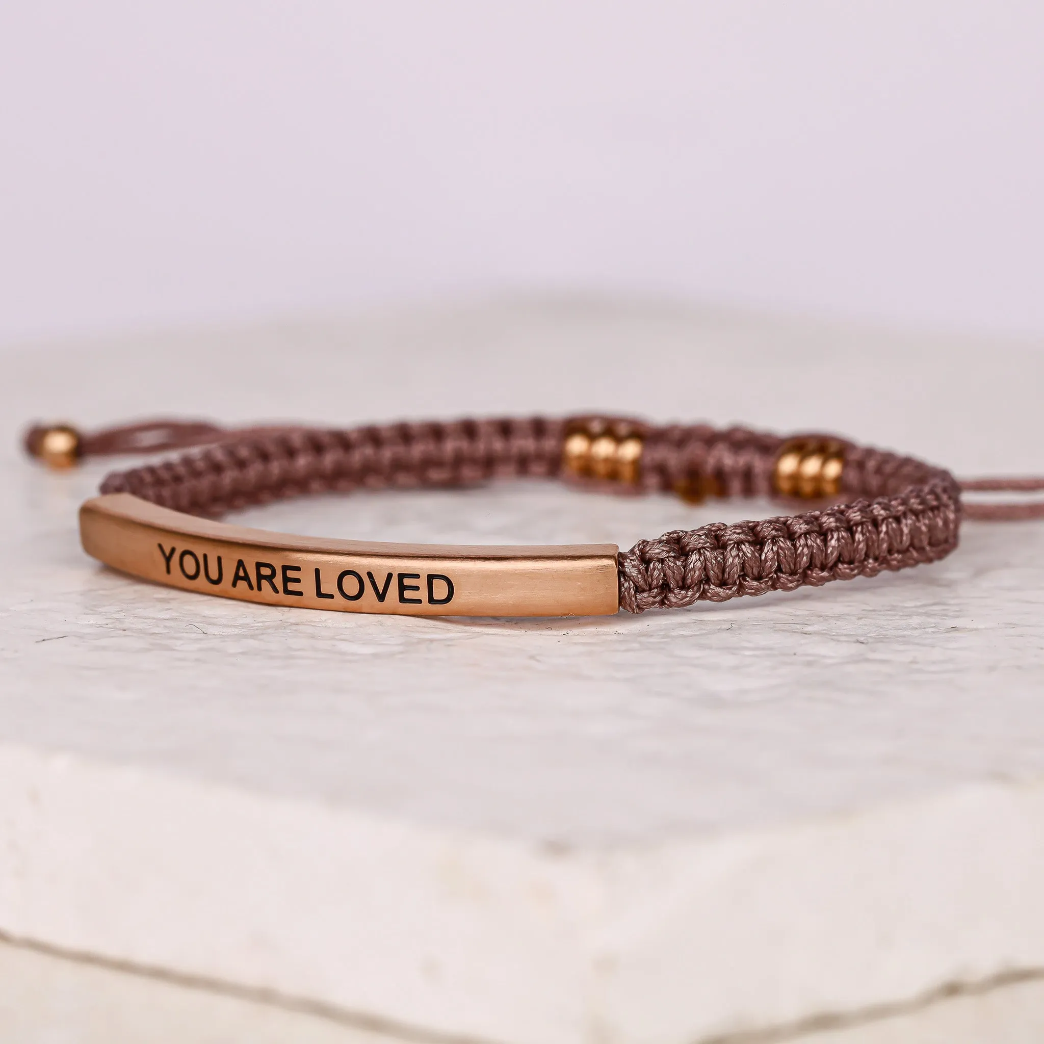 YOU ARE LOVED ROPE BRACELET