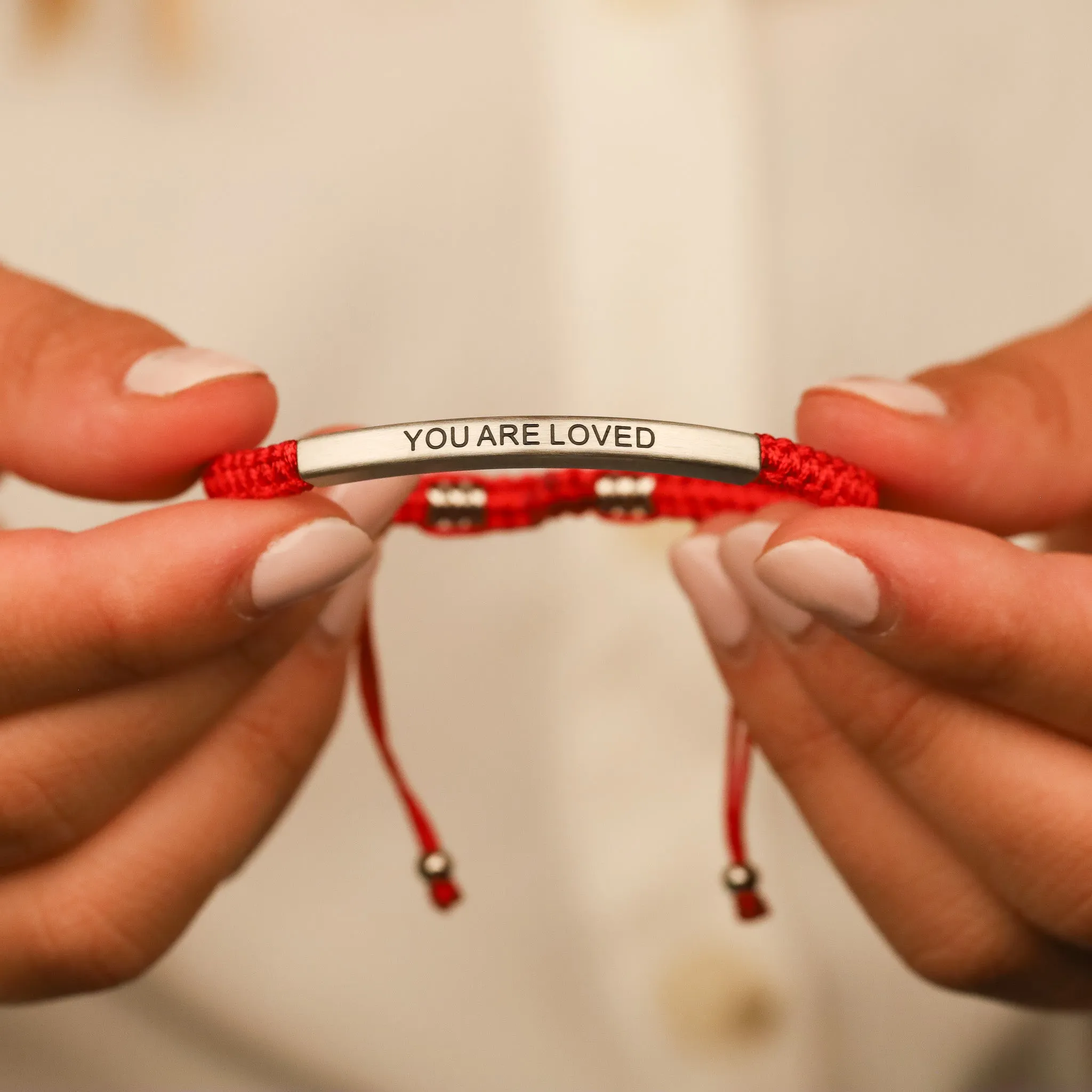 YOU ARE LOVED ROPE BRACELET