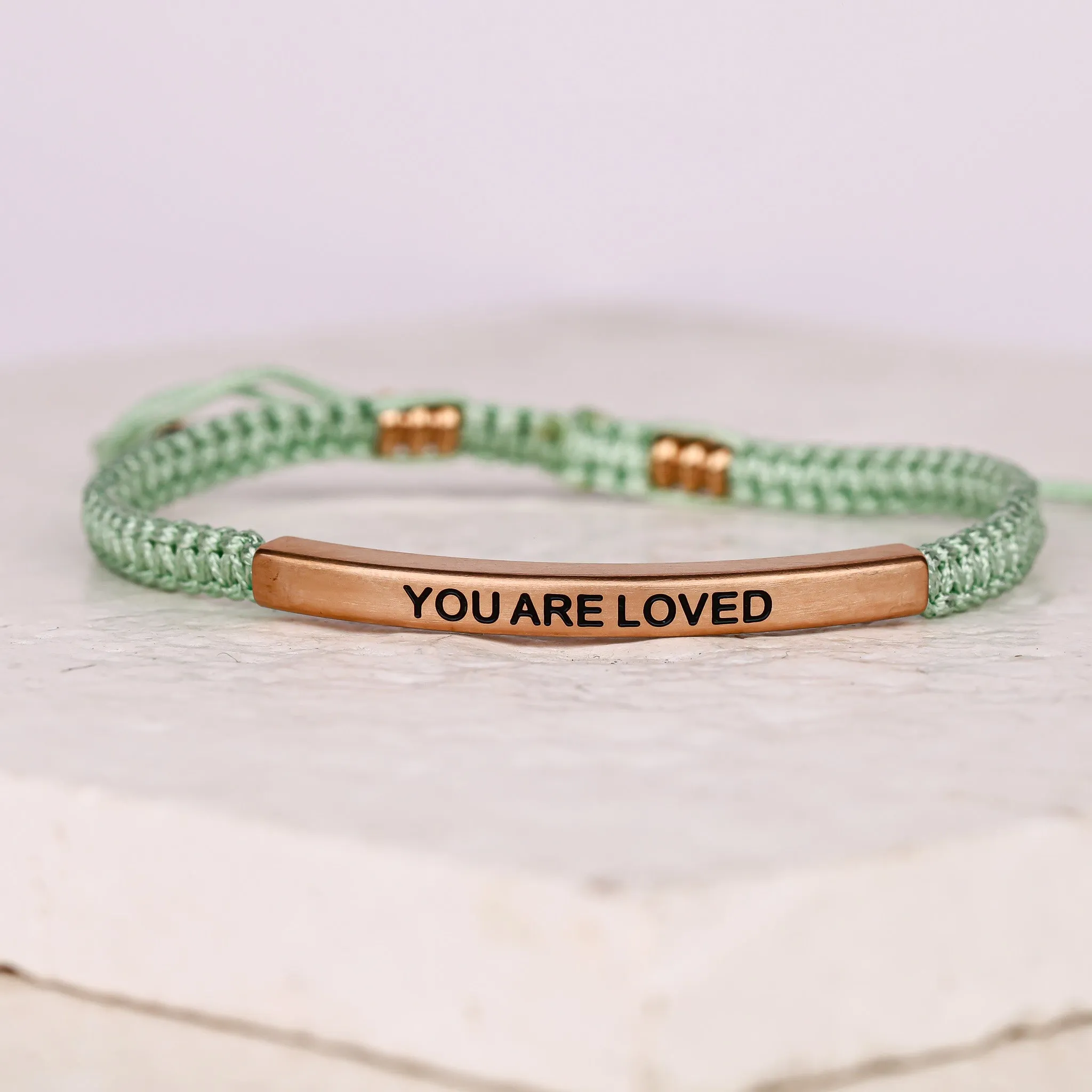 YOU ARE LOVED ROPE BRACELET