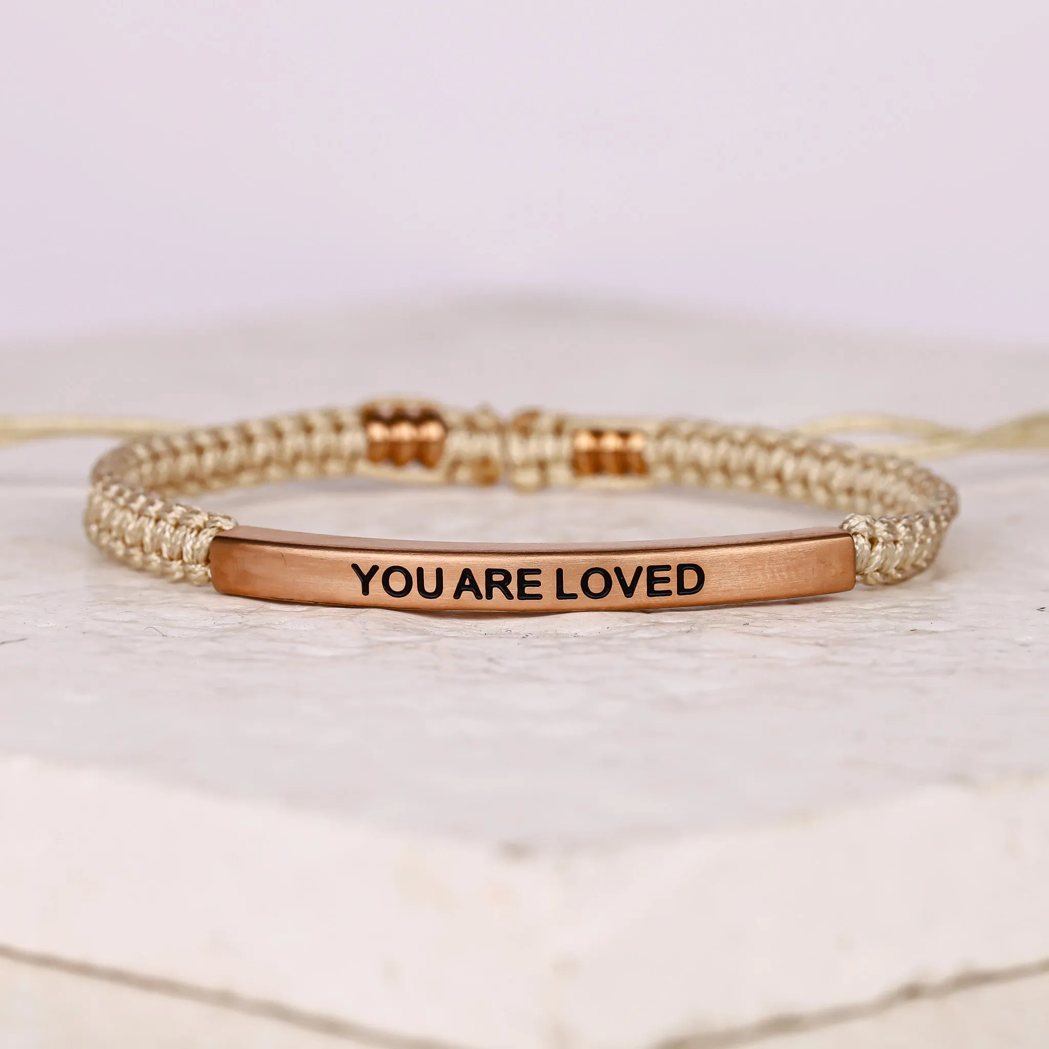 YOU ARE LOVED ROPE BRACELET