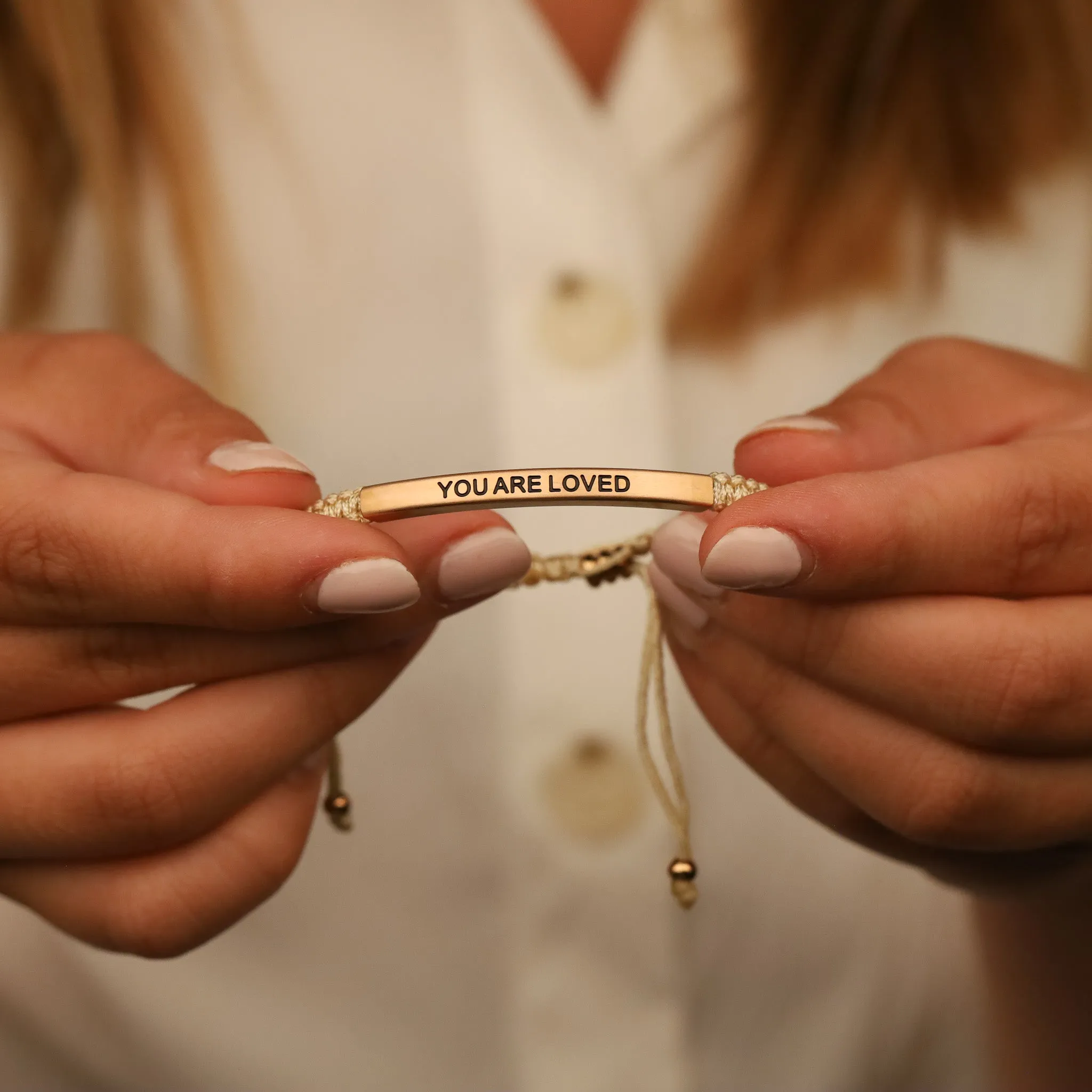 YOU ARE LOVED ROPE BRACELET