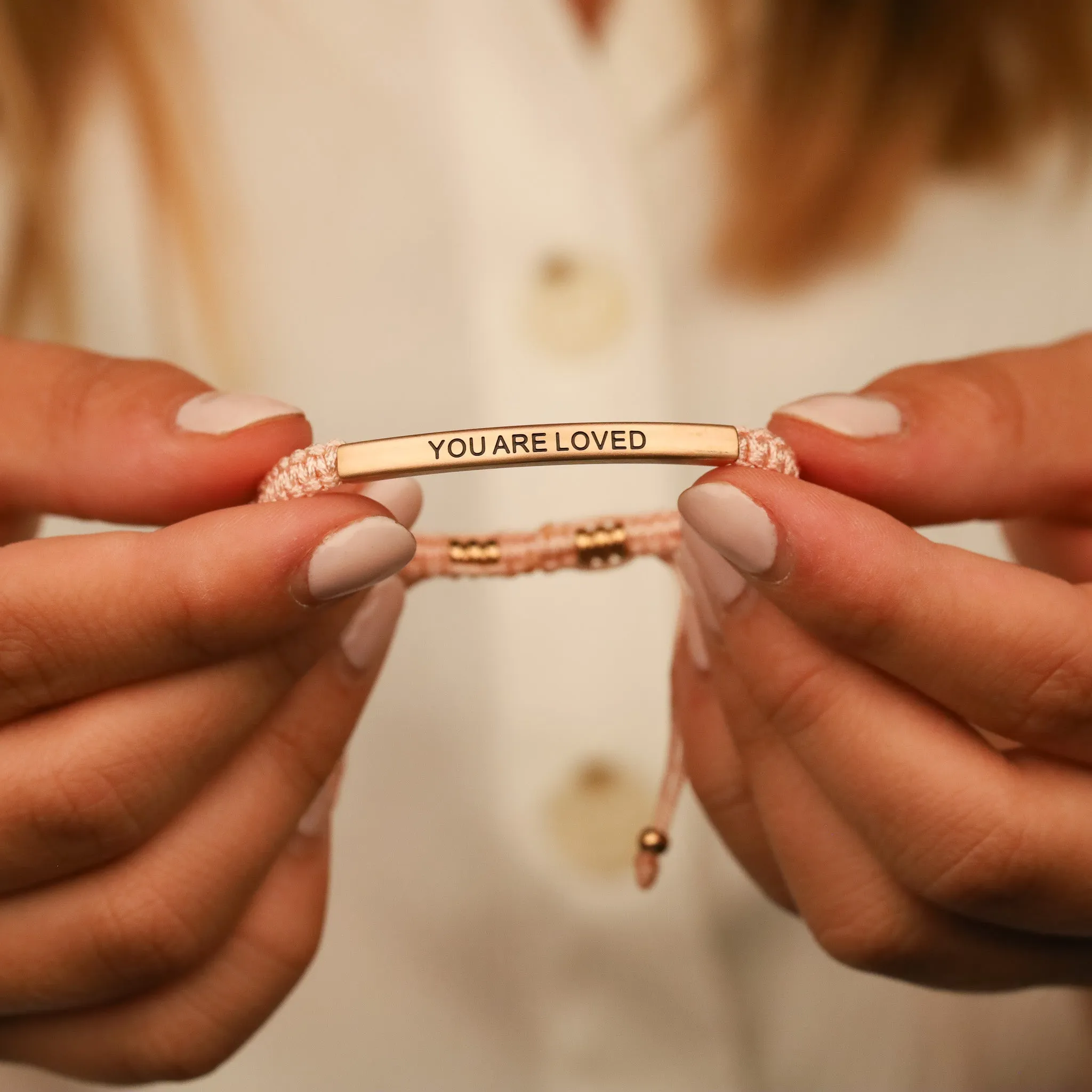 YOU ARE LOVED ROPE BRACELET