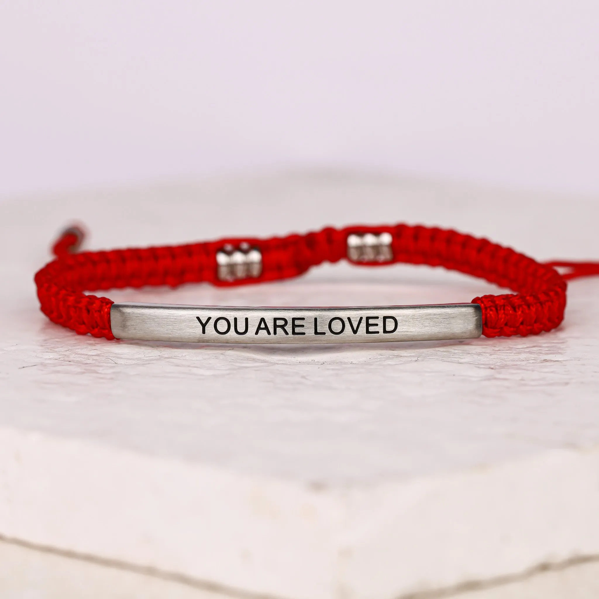YOU ARE LOVED ROPE BRACELET