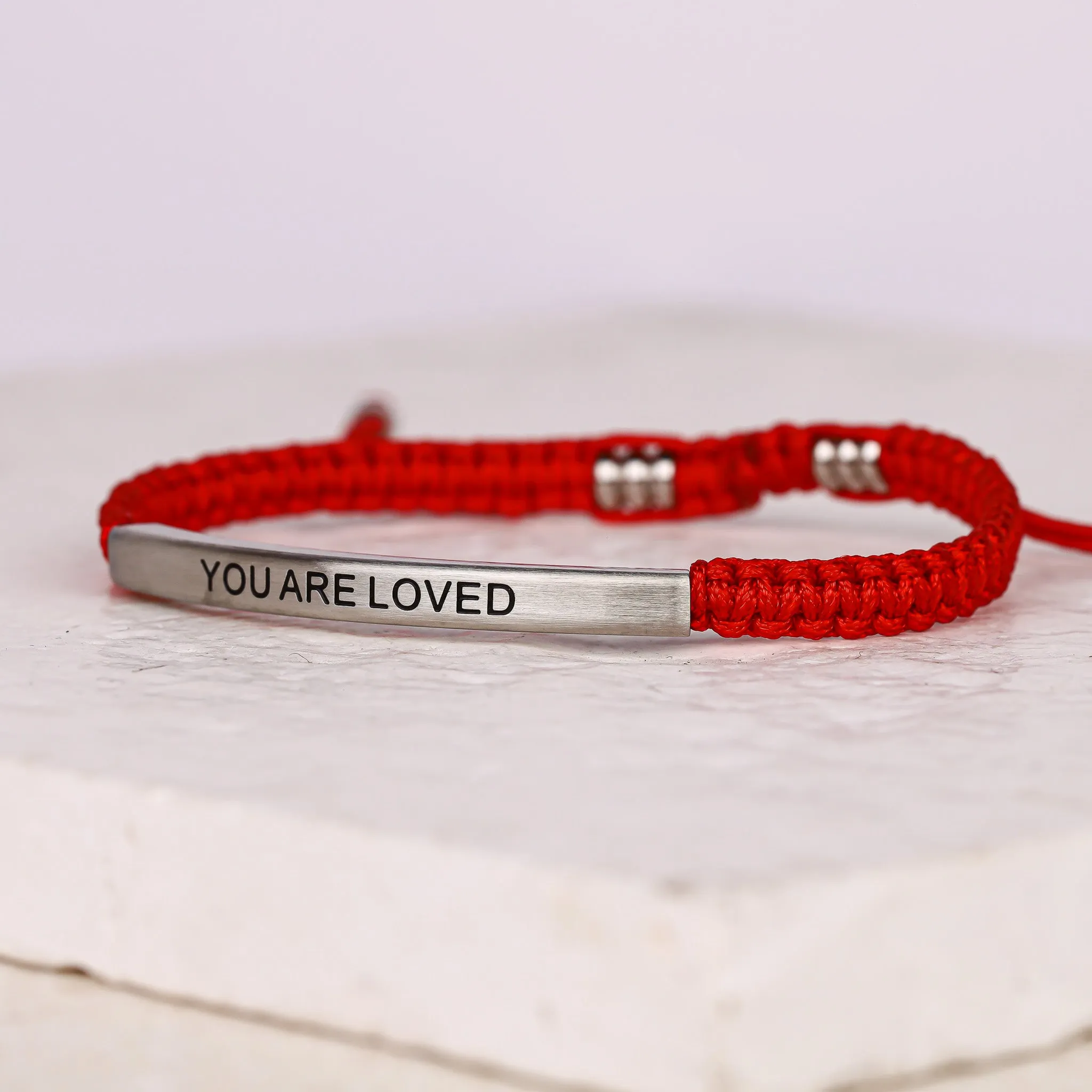 YOU ARE LOVED ROPE BRACELET