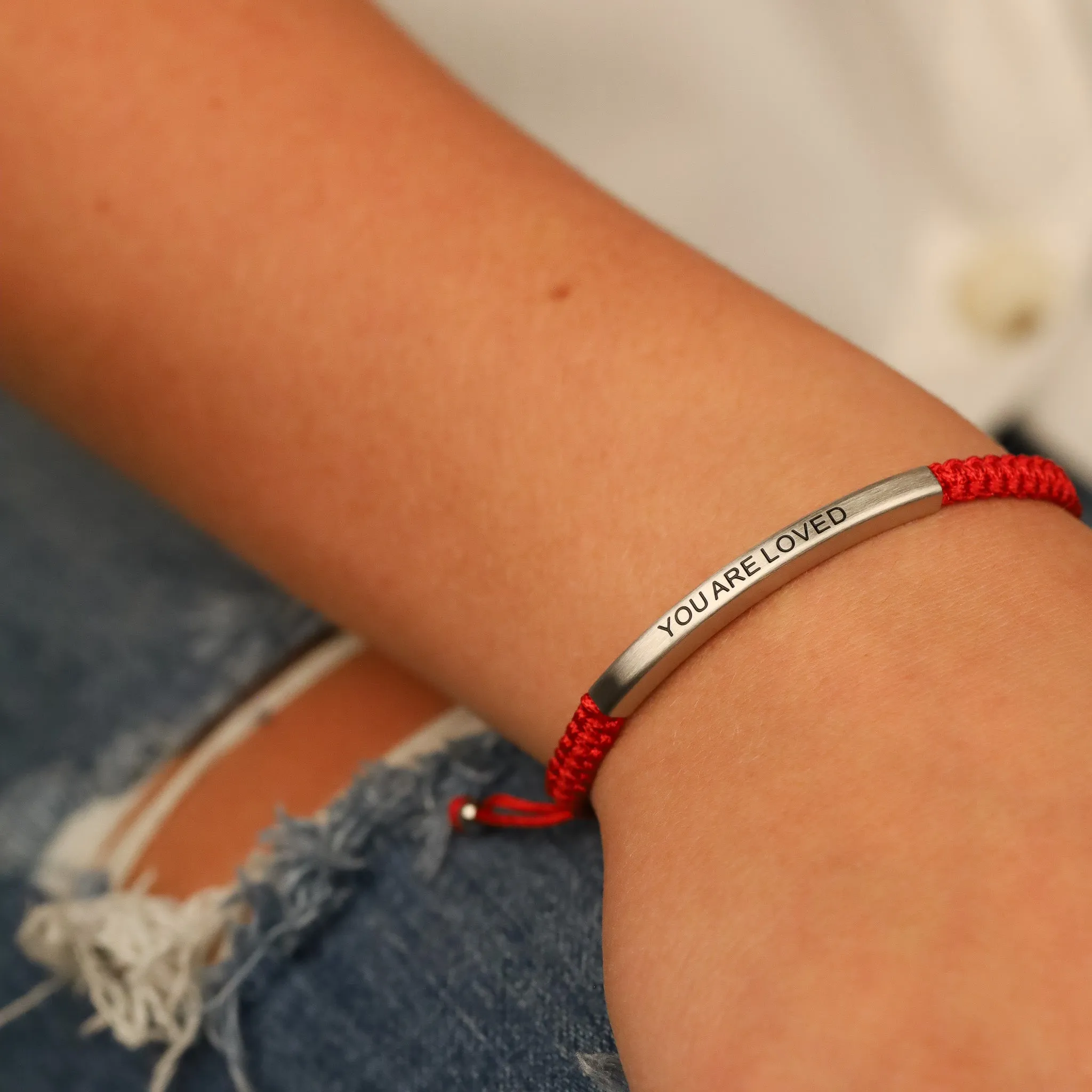 YOU ARE LOVED ROPE BRACELET