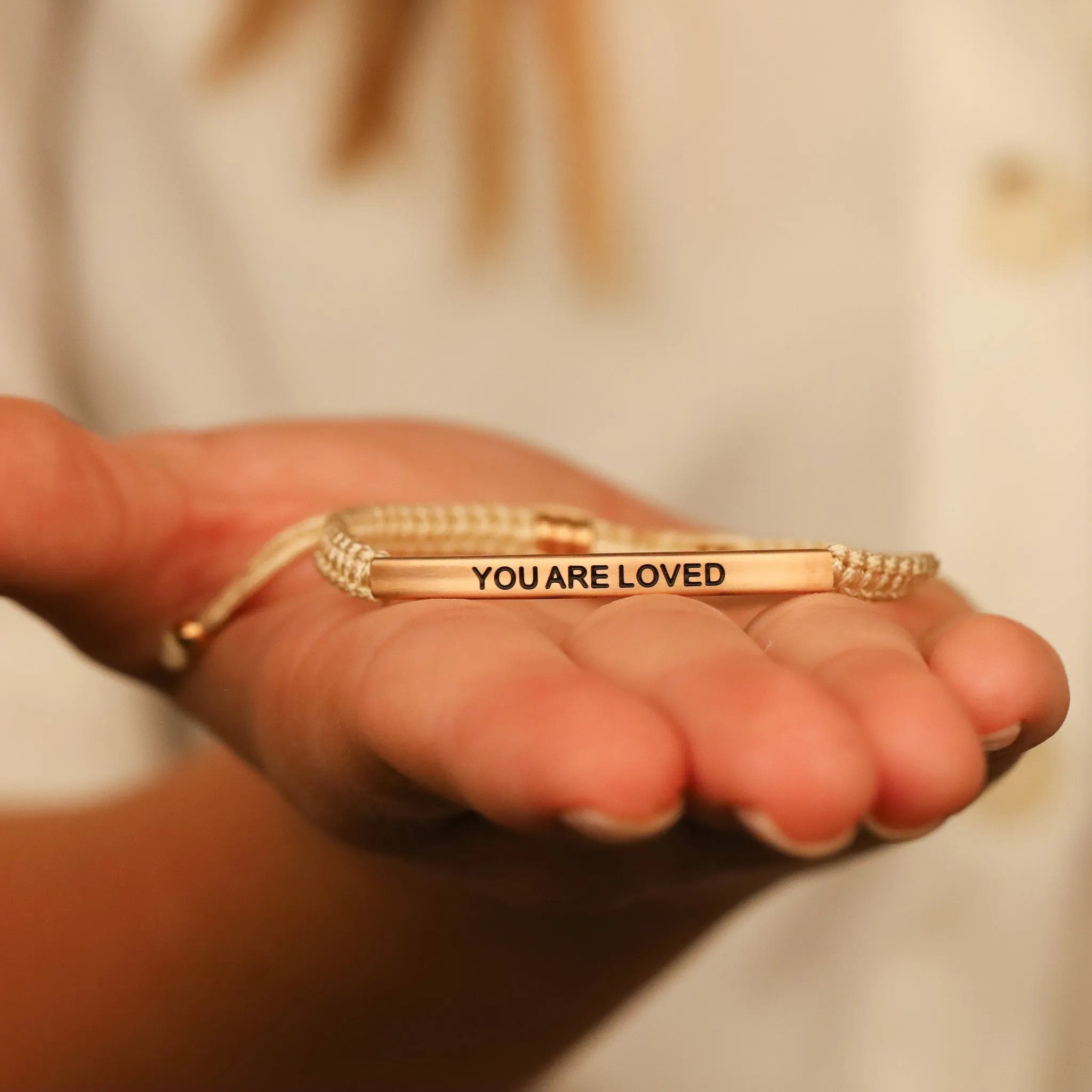 YOU ARE LOVED ROPE BRACELET